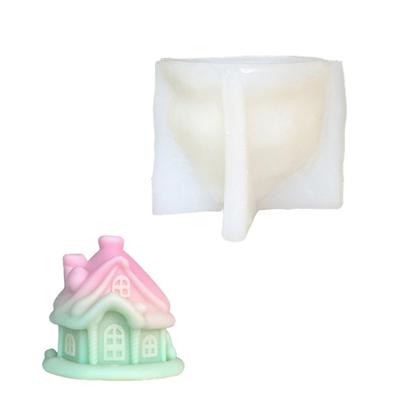 Lebensmittelechtes Silikon DIY Hausform Form für Handwerk Kerze Seife Schokoladenherstellung