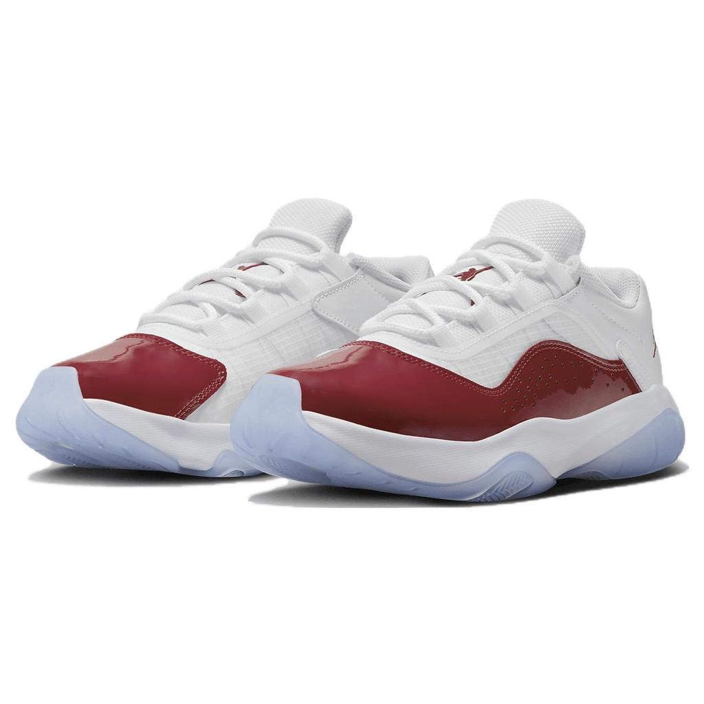 Air Jordan 11 CMFT Low GS White Gym Red Kids Sneakers Black CZ0907-116
