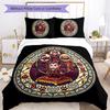 Devils Glass Pattern Bedding,Quilt Set Quilt Cover Pillowcase Home Birthday Gift (1*duvet Cover+2*pillowcase,without Core)