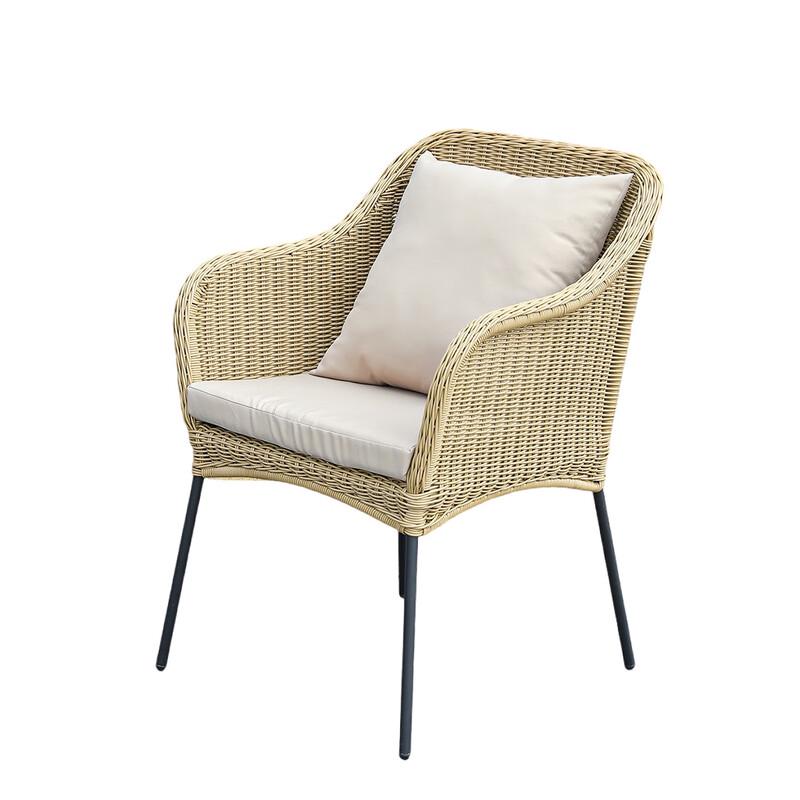 OLOMM Patio Rattan 3-Piece Set