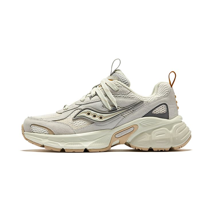 Saucony 2K Cavalry Casual Retro Low-Top Running Shoes Unisex sneaker Gray Beige S79053-10
