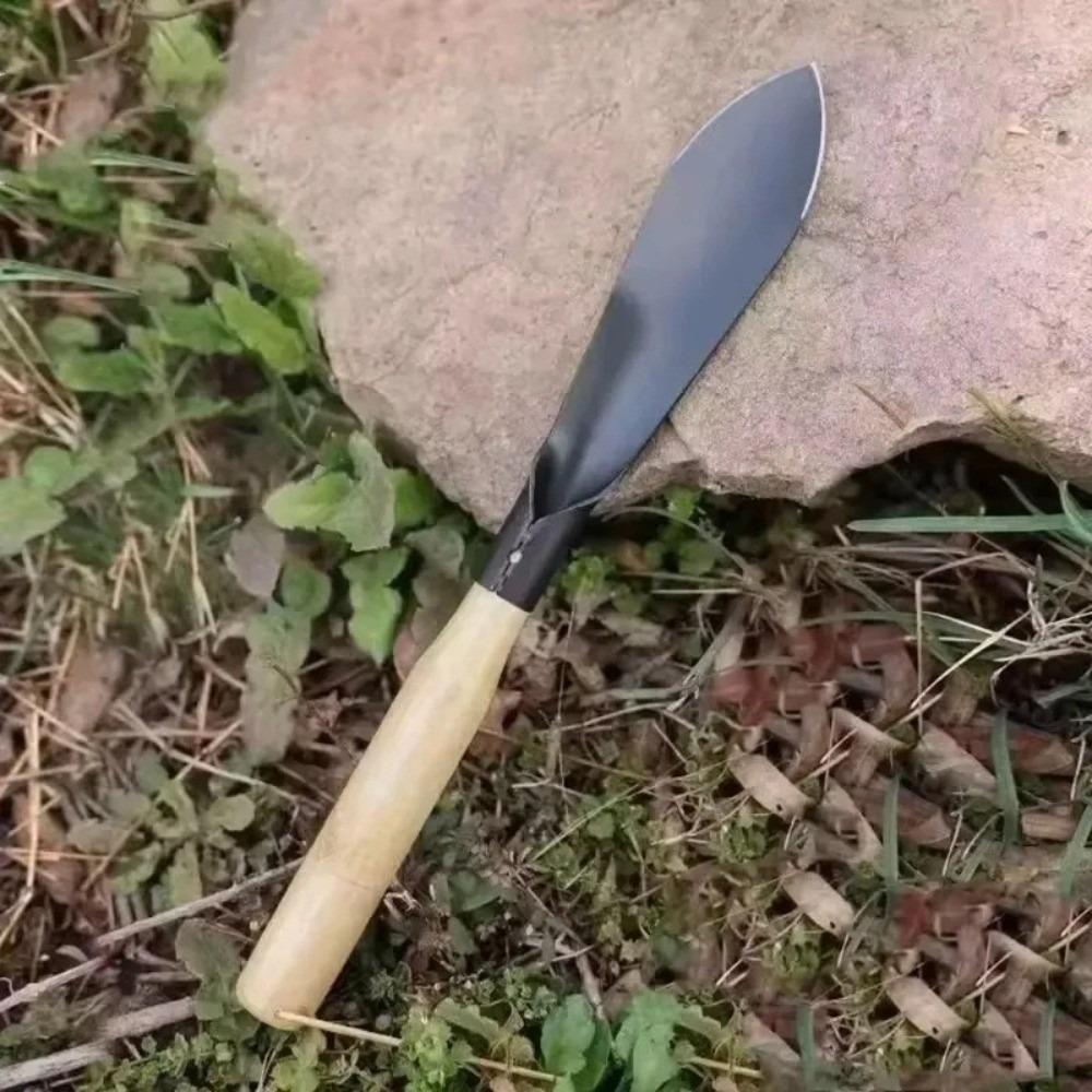 

Digging Garlic Gardening Shovel Sturdy Iron Grass Puller Tool New Iron Hoe Agricultural Use PointedShovel