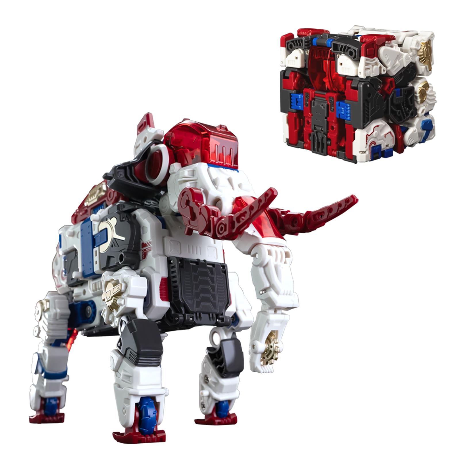 52TOYS BEASTBOX SAFEZONE Трансформирующийся Трансформирующийся Высокоартикулированный Механический Робот Куб Идеальный Подарок для и Включает 3 Пилотов BB-74 Фигурка,