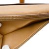 HERMES D stamped Beance fleet Long Wallet purse Bifold long wallet Epsom Brown Used
