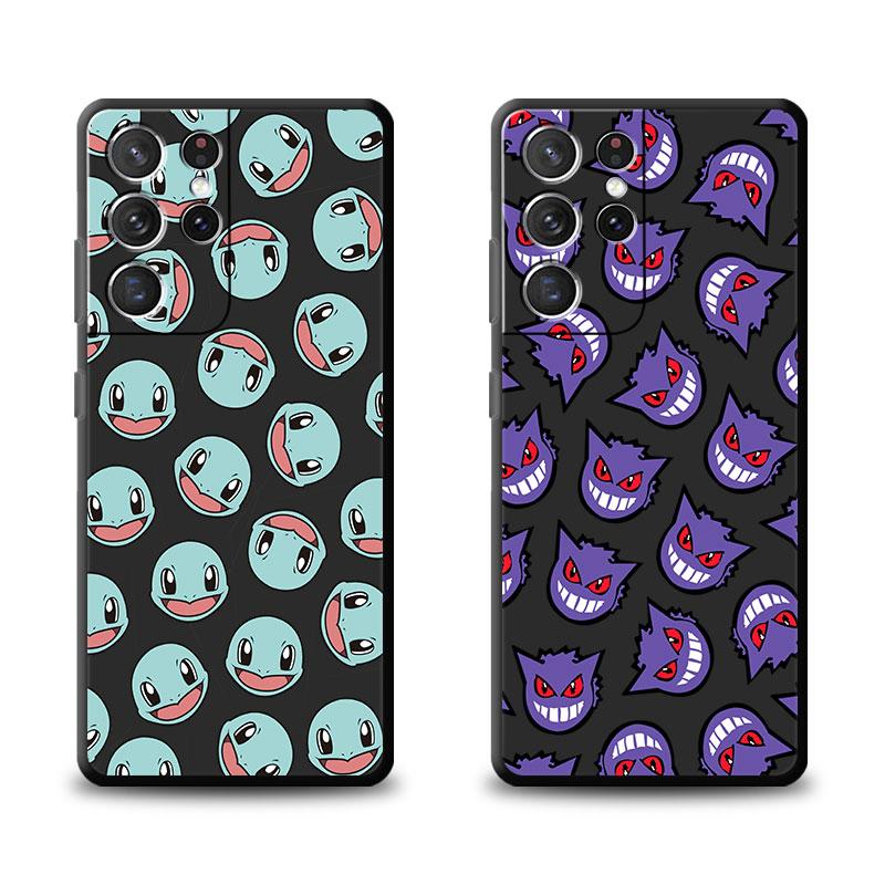 Pokemon Pikachu Karikatür Kılıfı Samsung Galaxy S20 S22 Ultra S21 FE S10 S9 Plus Note 20 10 Lite 9 Yumuşak Telefon Kılıfı Kabuğu