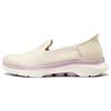 Go Walk 7 Fabric Slip-On Soft Sole Lightweight Shock Absorbing Breathable Low-Top Casual Shoes Women Sneakers Gray Brown Pink 125252-TPPK