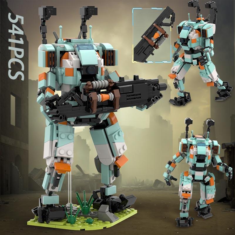 Popular Mecha Game Titanfall 2 BT7274 Titan Battle Robot Building Block Assemble ToyAdult Gift,Game Fan Collection of Figurines