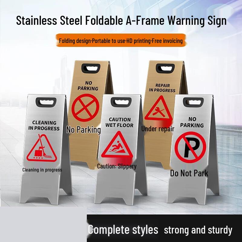 Stainless Steel Multi-purpose Warning Sign