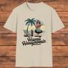 Hawaii Hochzeits T-Shirt, Retro Vintage Hawaiianisches Strandhemd, Hawaii Souvenir
