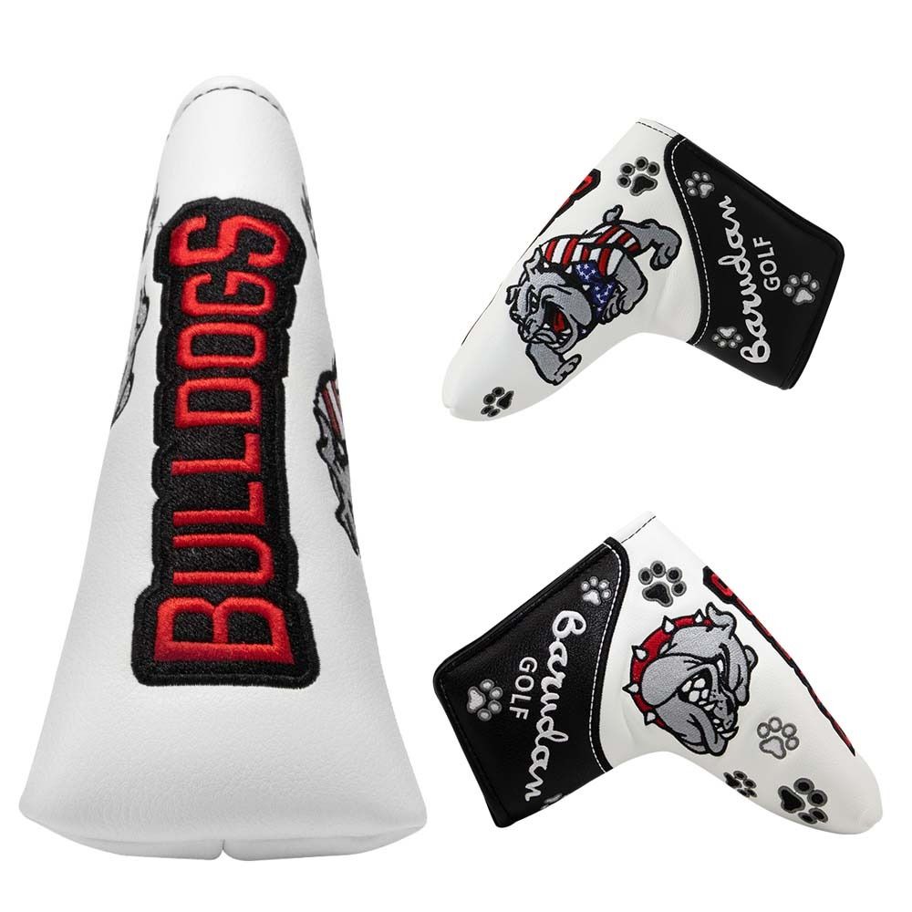

Accessories Bulldog Golf Headcover Putter Headcover Golf Head Cover Golf Mallet Putter Cover