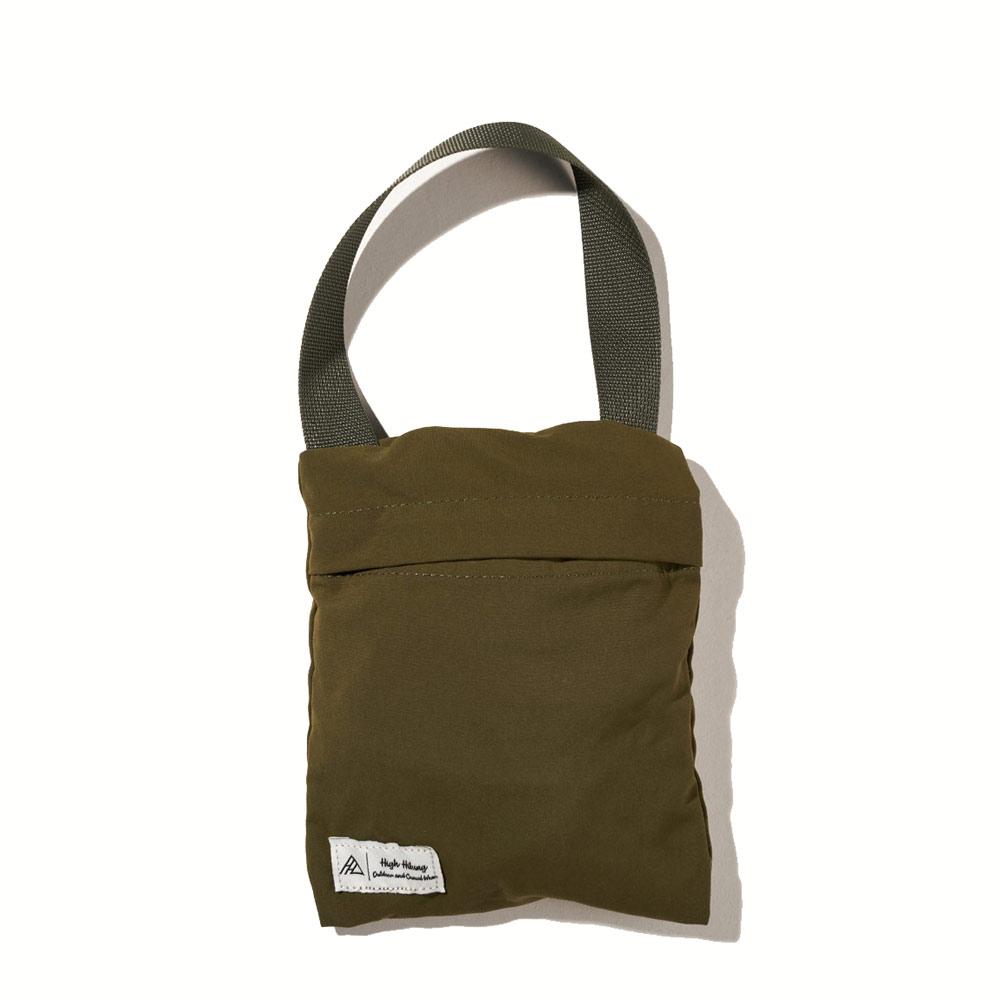 Highhiking Useful Two-Way Recycled Fabric Tote Bag (Brown Khaki)