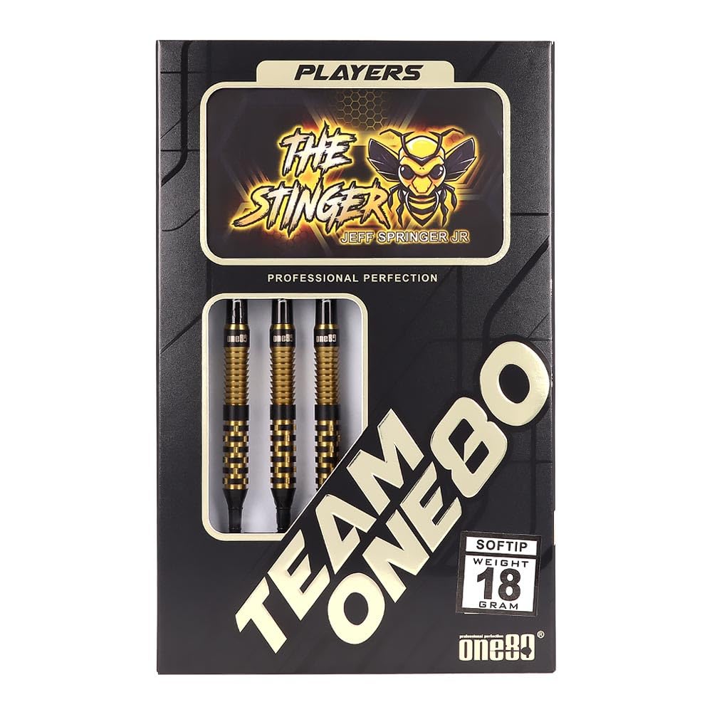 One80 One Eighty Jeff Springer 2BA 18g Jeff Springer Player Model Dart Barrel Dart Set