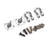 Aluminum Alloy Front Anti Collision Bumper Fit for MN D90 MN-99 MN-91 FJ-45 RC Upgrade Parts(Silver MN-001S )