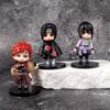 12Pcs/Set Naruto Q Verison Figure Toys Cute Anime Mini Sasuke Kakashi Itachi Gaara Jiraiya Kawaii PVC Action Figurine Model Doll
