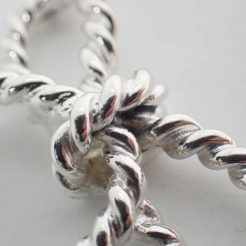 [Used] TIFFANY 925 Rope Ribbon Necklace/Pendant/j12-9