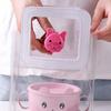 3Pcs Cartoon Sauce Bottle Mini Bento Box Portable Refillable Soy Sauce Box Tomato Salad Sauce Container Bento Box Accessories