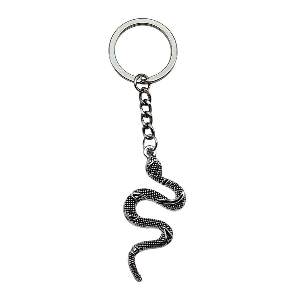 Anime Dragon Snake Oriental Keychain for Office Workers Fashion Casual Gift for Kids Retro School Charm