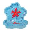 10Pcs Paper Flower Shaped Paper Plates Hibiscus Flower Pattern Party Plates  Single Use