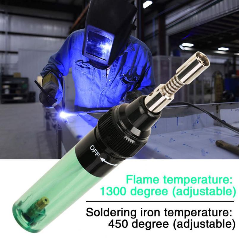 Gas Welding Soldering Iron Welding Pen Burner Blow Torch Gas Soldering Iron Cordless Butane Tip Tool