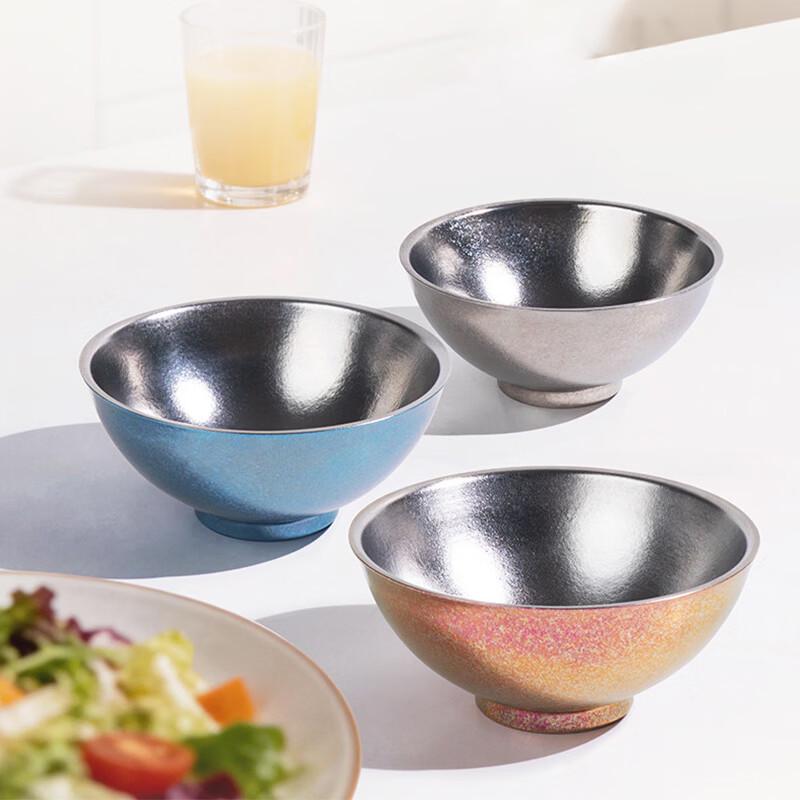 San Tou Ying Pure Titanium Insulated Bowl