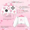 PlayVital Sweetheart Kitty Silicone Cover for Xbox Series Includes Thumb Grips and Cute Grip Cover X/S Controllers, Stickers, Design, Non-Slip [White]