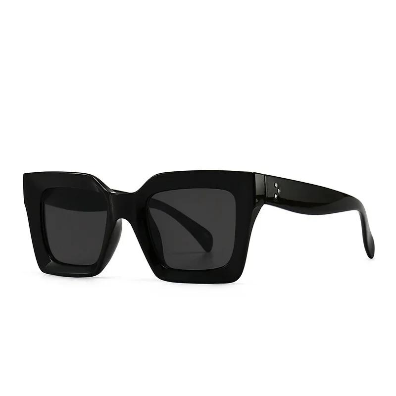 Fashion Square Sunglasses Women Men New Brand Design Vintage Sun Glasses For Women Unique Flat Top Eyewear Shades Uv400