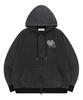 Sierra Leopard Heart Pigment Zip-Up Hoodie Unisex