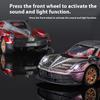 1/32 Scale Pagani Huayra BC Supercar Alloy Metal Diecast Model Car Library Static Sound & Light Ornaments Birthday Gift for Boyfriend