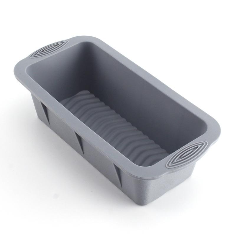 1PC 10 Inch Rectangular Non-stick Silicone Toast Baking Pan Baking Cake Mold Silicone Tray Food Production Kitchen Tools