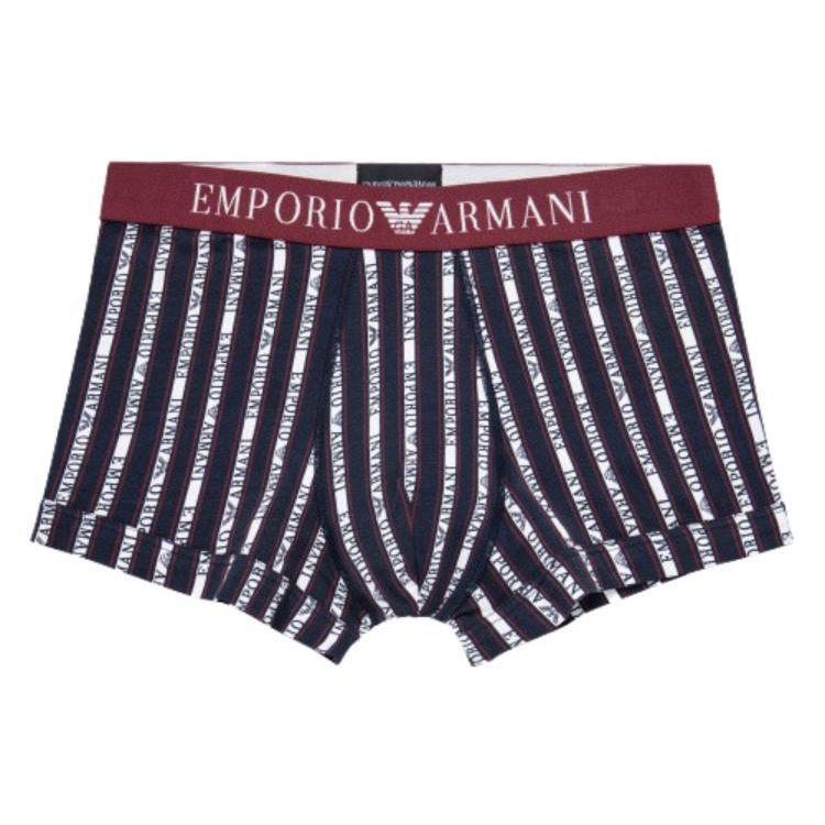 

Emporio Armani Коллекция Осень/Зима 23 Цветные полосы с принтом логотипа Мужское нижнее белье Темно-синий 111389-3F506-91235 M
