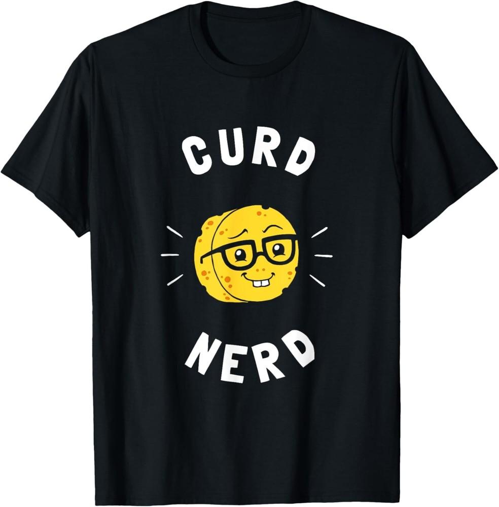 Curd Nerd - Cheese Lovers Gift Nerd Glasses Pun Gift Unisex T-Shirt