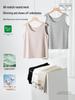 Plus Size Women's Korean Style Cotton Camisole Tank Top - Sleeveless Solid Color for Spring/Summer