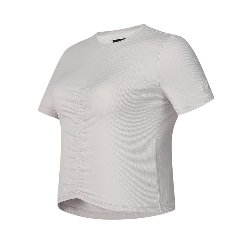 New FILA T Shirts Women's Lead Gray A11W421108FGY