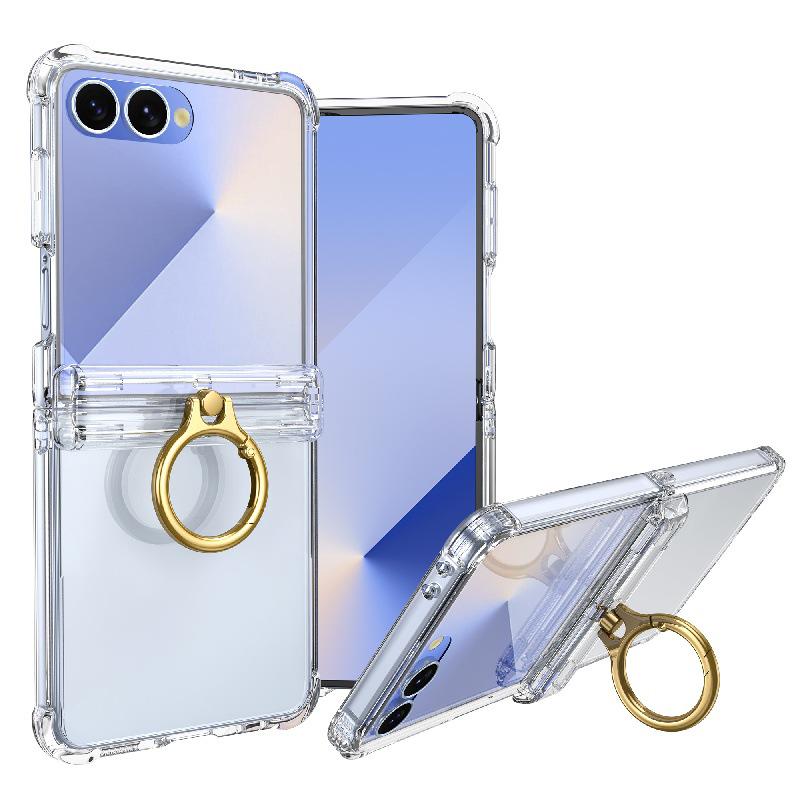 Drop-proof Rotating Magnetic Stand Case for Samsung Z Flip7 - Foldable Screen Protection