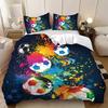 3pcs Bedding with Splash Ink Football Print (1 Set +2 Pillowcases, No Core), Suitable for Various Size in a Cozy Bedroom to Meet Different N
