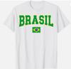 Brazil Flag Yellow Green Proud Brazilian Men Women Brazil Unisex T-Shirt