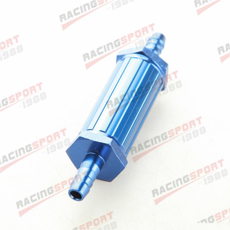 12mm Black/Blue/Red/Silver Anodised Car Billet Magnetic Fuel Filter 30 Micron