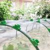 Gartenbauliche Gewächshausfolienklemme, Pflanzenklettergerüst, Isolationskeimling, kleiner Bogenschuppen, Schmetterlingsfolienklemme