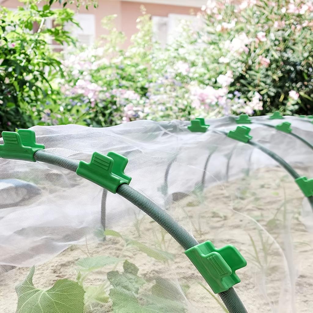 Gartenbauliche Gewächshausfolienklemme, Pflanzenklettergerüst, Isolationskeimling, kleiner Bogenschuppen, Schmetterlingsfolienklemme