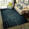 3D Egyptian Pharaoh Hieroglyphics Carpet Rug for Home Living Room Bedroom Sofa Doormat Decor,kids  Area Rug Non-slip Floor Mat