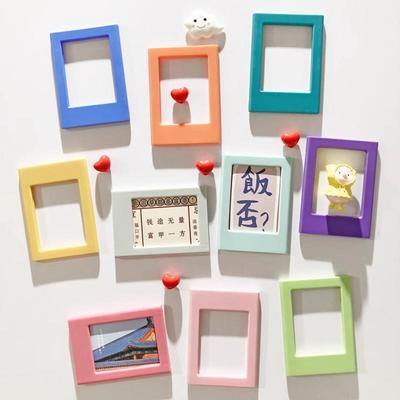 5PCS Lightweight Photo Frames Wall Desktop Reusable Photocards Displaying Sign Paintable Picture Frames for Office Home