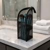 Large Capacity EVA Cosmetic Bag Waterproof Space Saving Toothbrush Toiletry Pouch Stand Up Zipper Closure