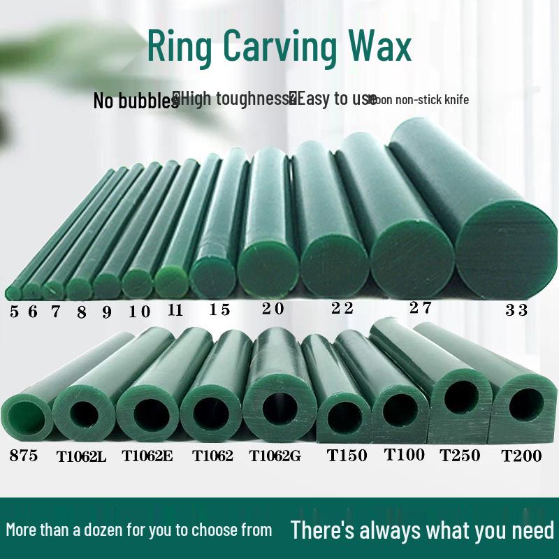 Wax Tube for Jewelry Design and Casting: Carving Wax for Lost-Wax Method and Mold Production