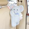 NEW Car Tissue Box Cute Little Elephant Cute Cartoon Doll Tissue Bag Car Hanging Cardboard Box Internet Celebrity Tissue New