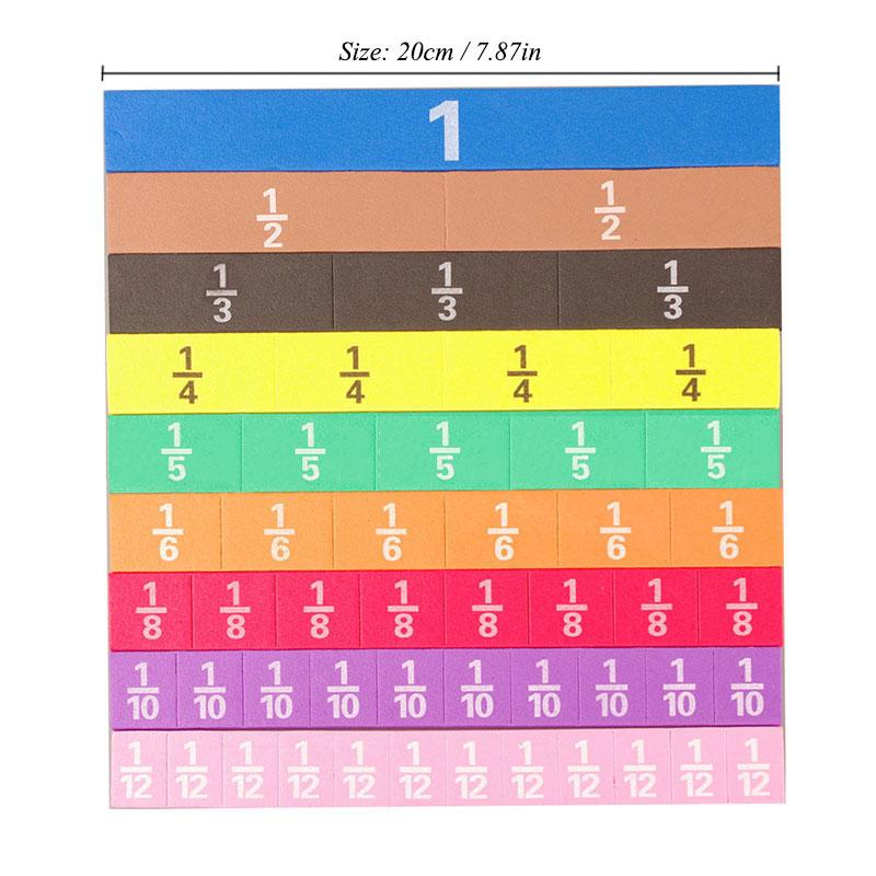 

Children Early Learning Toys Learning Fraction Arithmetic Fridge Magnet Toy With Magnetic Math Score Learning Educational Toys