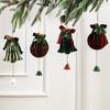 1Pc Christmas Honeycomb Bell Pendant Crafts Christmas Tree Decoration, Suitable for Outdoor Courtyard Festival Ceremony Decoration