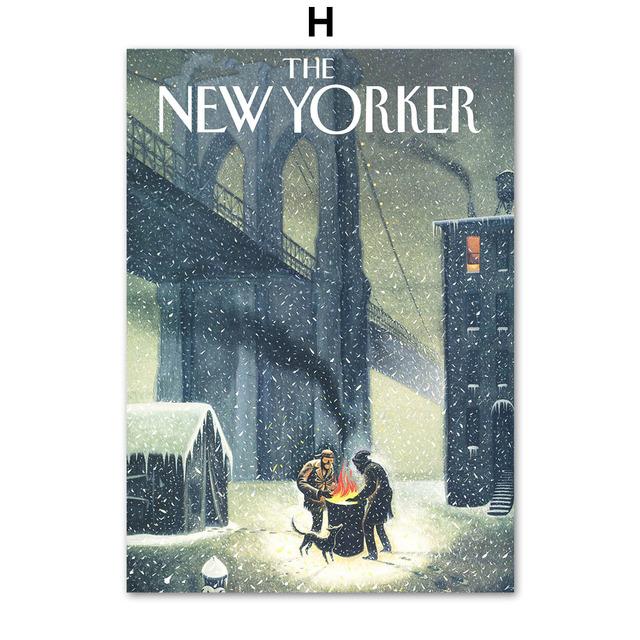 Aquarelle Paysage De La Ville De New York Citations Art Mural Toile Peinture Affiches Et Impressions Nordiques Images Murales Pour La Décoration Du Salon