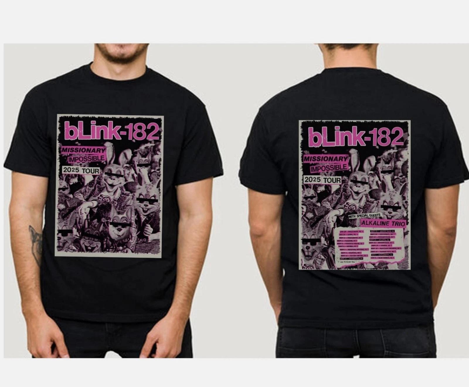 Blink-182 Missionary Impossible 2025 Tour T Shirt S