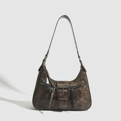 Borsa sottospalla Borsa retrò da donna Borsa a spalla Borsa a tracolla Borsa a mezzaluna alla moda