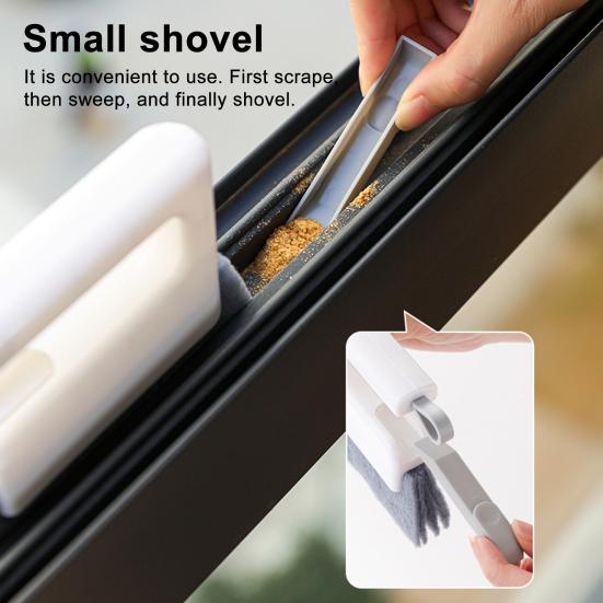 Cleaning Brush Ergonomic Design Deep Penetration Bristles Deep Crevice Cleaning Brush Wall Corners Keyboards Cleaning Tool